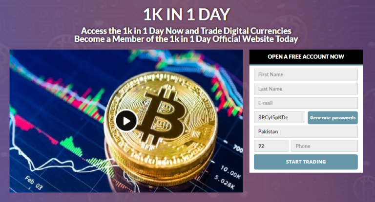 1K A Day Review – Is This Trading Platform Scam-free?