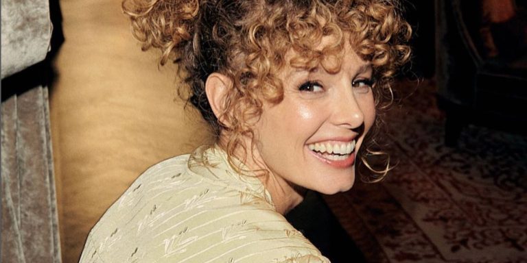 Esther Acebo has become a mother for the first time