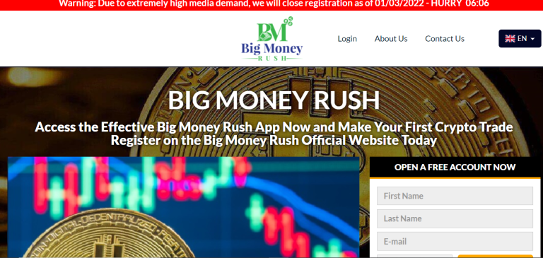 Big Money Rush Review 2022: Shedding Light on its legitimacy