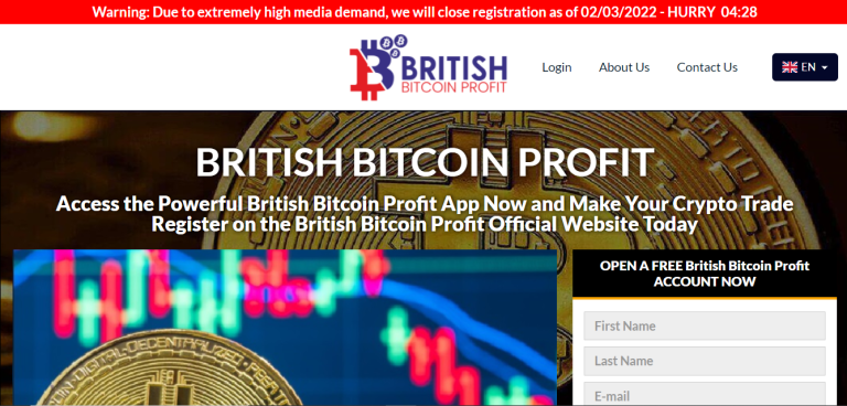 British Bitcoin Profit Review 2022: Is it legit, or a scam?