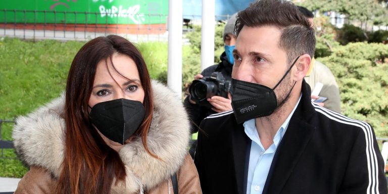 Antonio David and Olga Moreno reappear together in Malaga for the birthday of the former Civil Guard