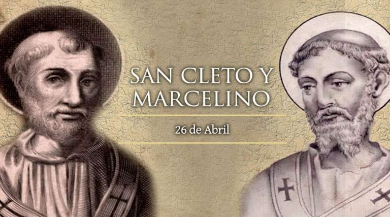 Today we commemorate San Anacleto and San Marcelino, Popes separated by two centuries