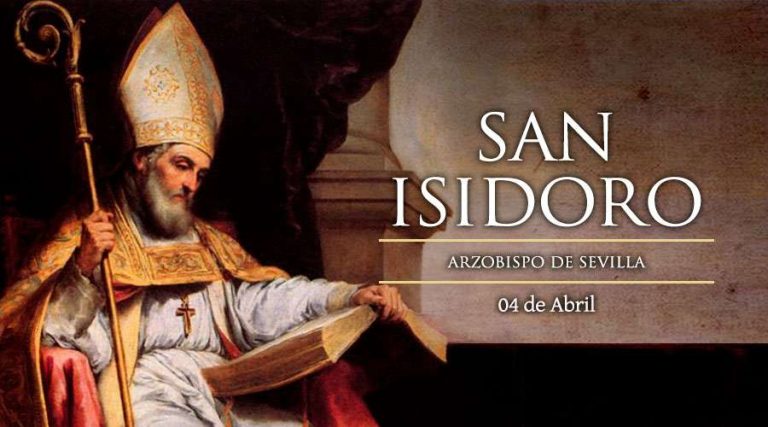 Today is the feast of San Isidoro de Sevilla, who teaches us to balance prayer and action