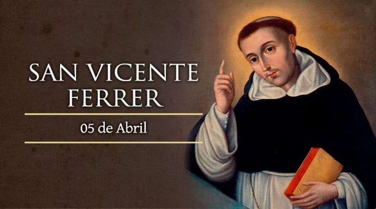 Today San Vicente Ferrer is celebrated, who invites us to announce Christ