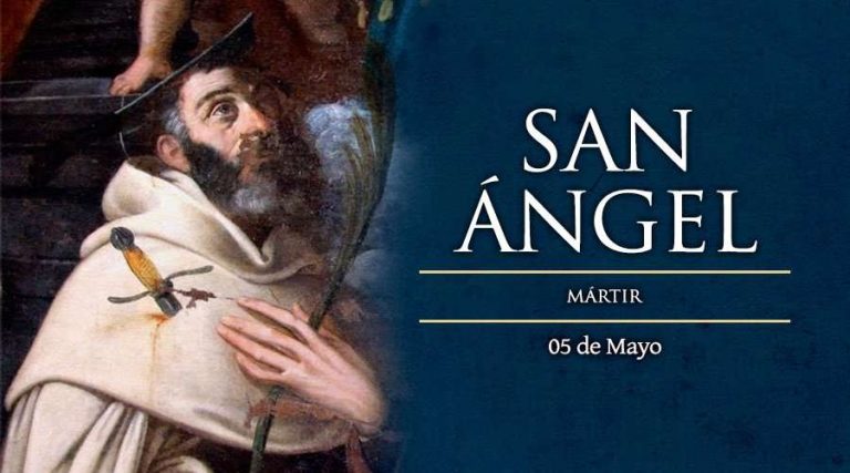 Today we celebrate Saint Angel, to whom Christ showed “the new columns of the Church