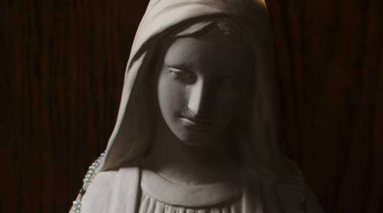 Kourtney Kardashian’s wedding dress causes controversy for image of the Virgin Mary