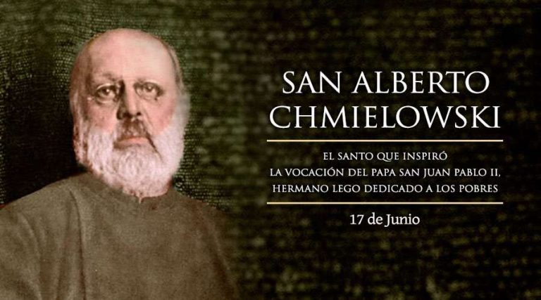 Today we celebrate Saint Alberto Chmielowski, the artist who inspired Saint John Paul II