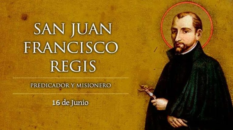 Today we celebrate Saint John Francis Régis, Jesuit, tireless apostle of the field