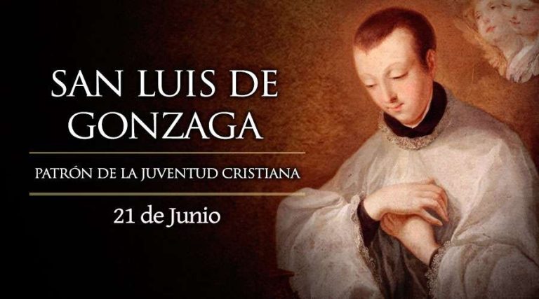 Today we celebrate San Luis Gonzaga, exemplary son and patron saint of youth