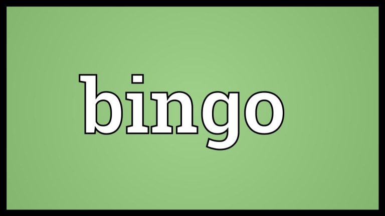 Bingo Meaning