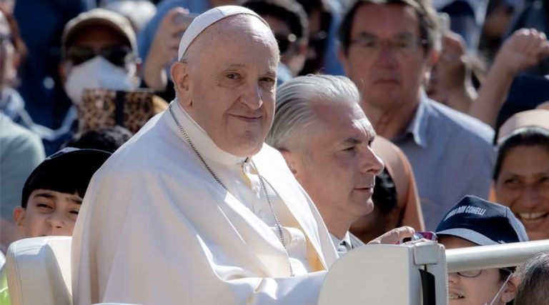 Why was there no General Audience of Pope Francis?